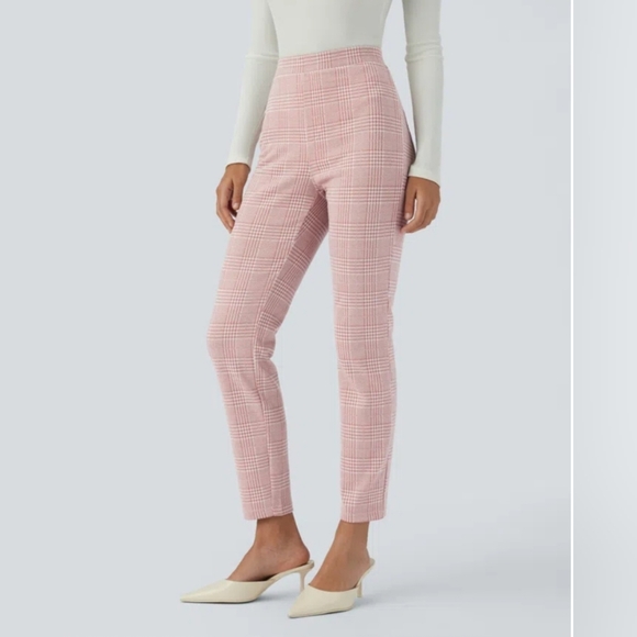 HALARA Pants - Halara Flex High Waist Houndstooth Skinny Work Pants New Medium Office